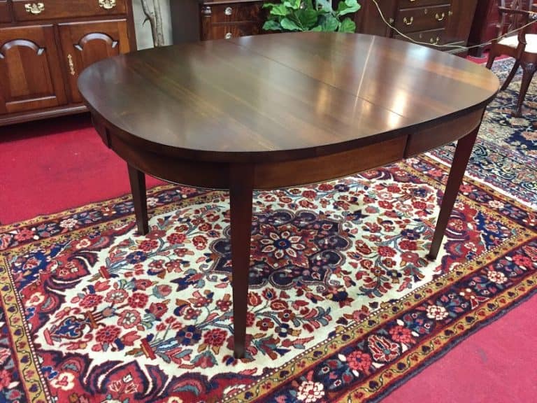 Biggs Mahogany Dining Table with Two Leaves