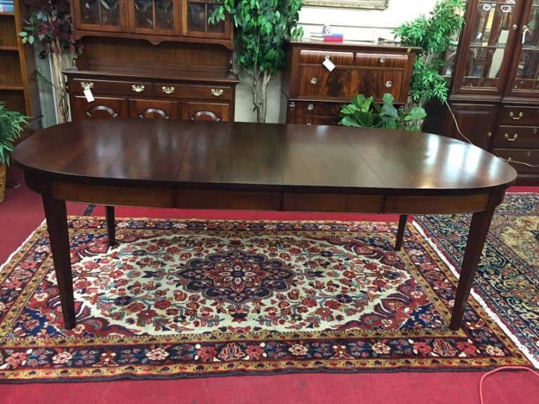 Biggs Mahogany Dining Table with Two Leaves