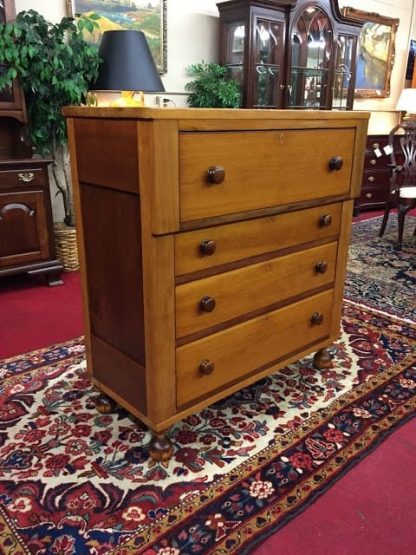 Antique Cherry Empire Chest with Mahogany Knobs