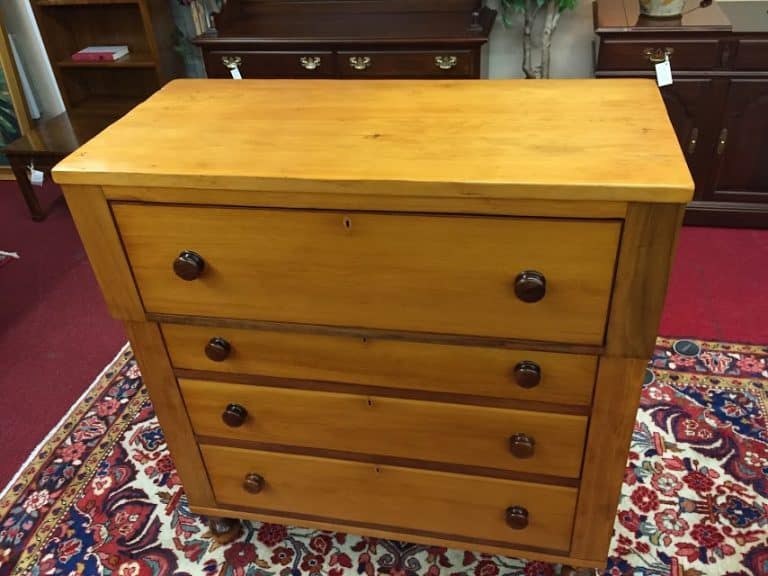 Antique Cherry Empire Chest with Mahogany Knobs