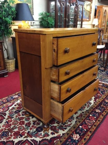 Antique Cherry Empire Chest with Mahogany Knobs