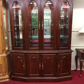 Colonial Furniture Lighted China Cabinet