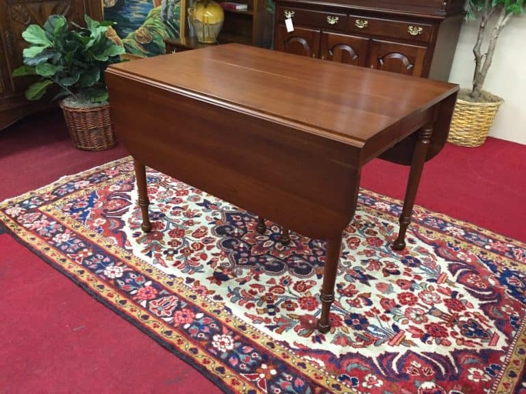 Cherry Drop Leaf Table with Three Leaves