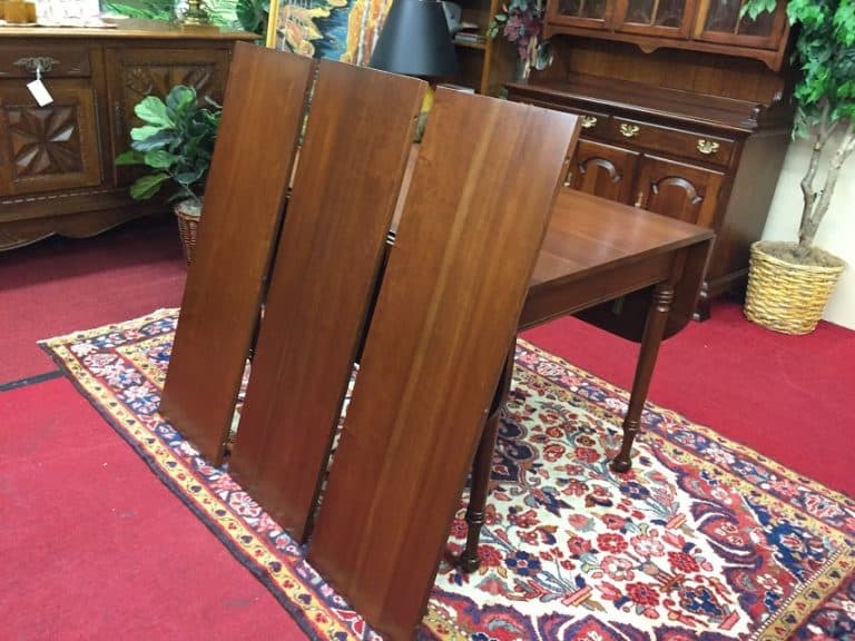 Cherry Drop Leaf Table with Three Leaves