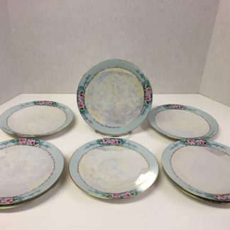 Bavarian Lusterware Plate Set