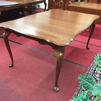 Cherry Scalloped Dining Table with Two Leaves