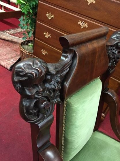 Antique Victorian Chair with Carvings