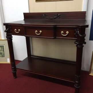 Antique Mahogany Neoclassical Style Hall Table