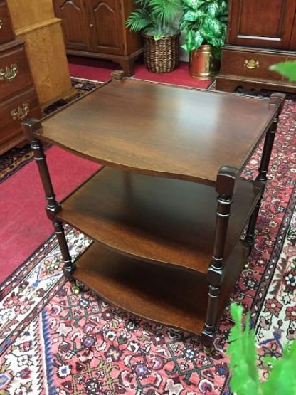 Mahogany Tiered Stand