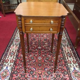 Unusual Tiger Maple End Table