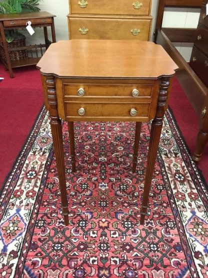 Unusual Tiger Maple End Table