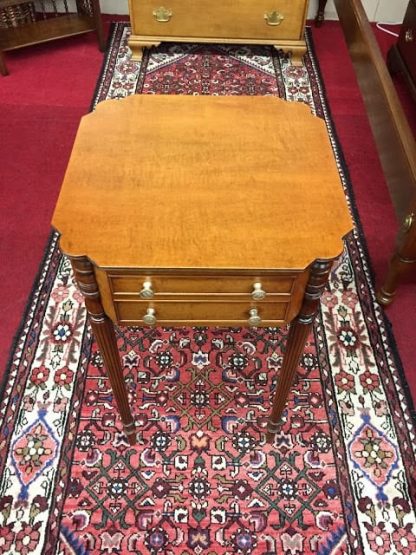 Unusual Tiger Maple End Table