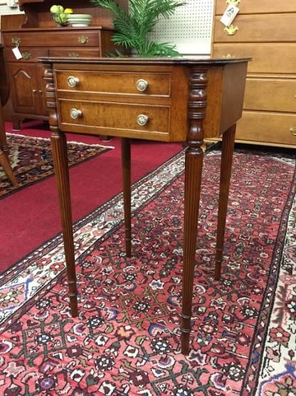 Unusual Tiger Maple End Table