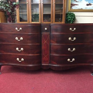 Vintage Mahogany Serpentine Dresser