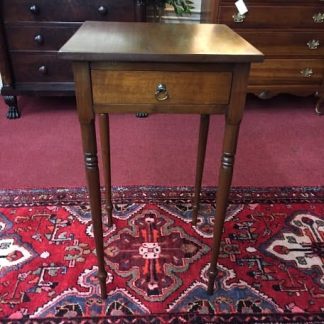 Tall Antique One Drawer Stand