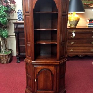 Cherry Paneled Corner Cabinet