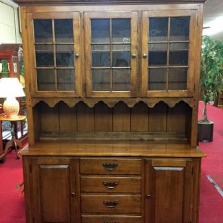 Ethan Allen Country Hutch Cabinet