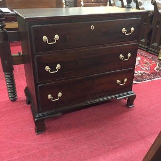 Antique Mahogany Three Drawer Chest