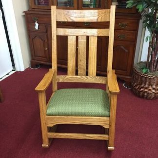 Oak Mission Style Rocking Chair