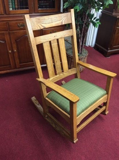 Oak Mission Style Rocking Chair