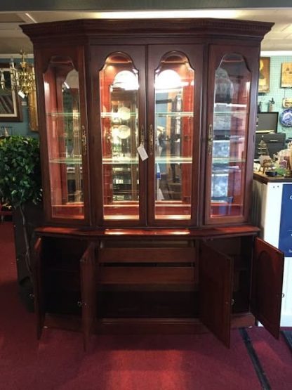 Pennsylvania House Mirror Back China Cabinet