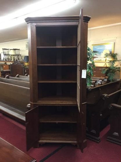 Custom Twelve Pane Corner Cabinet