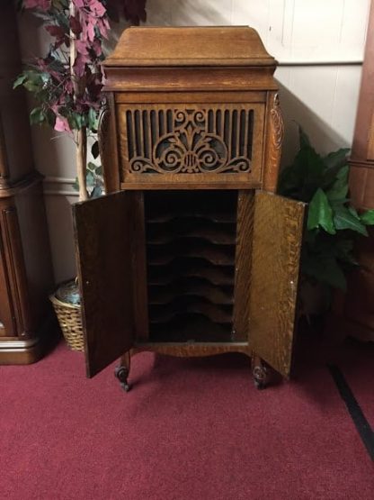 Antique Oak Victrola Cabinet