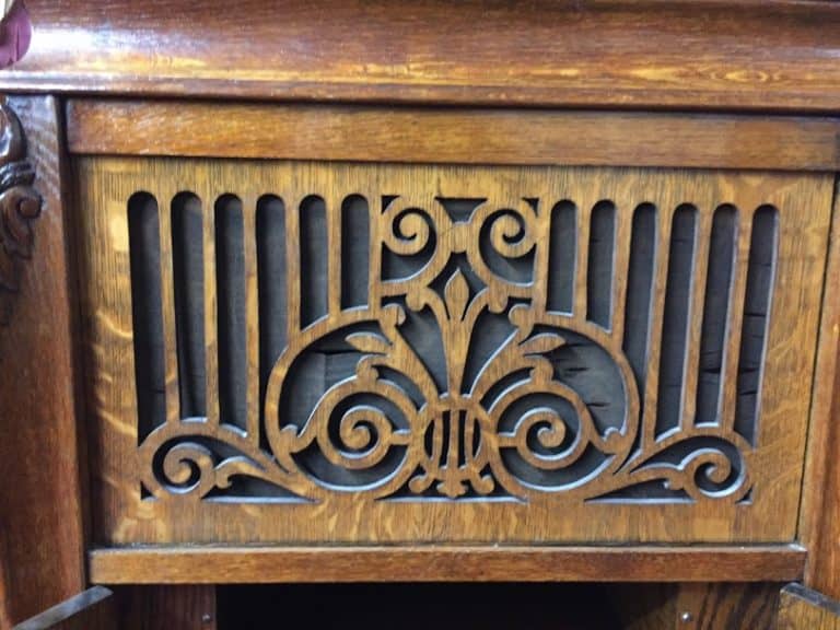 Antique Oak Victrola Cabinet