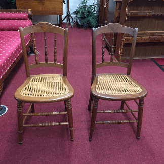 Antique Cane Seat Chairs