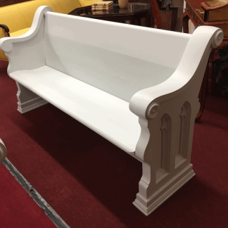 Antique Church Pew - Painted (71")