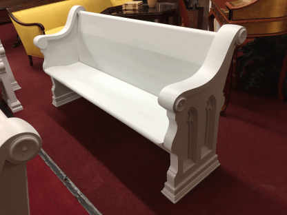 Antique Church Pew - Painted (71")