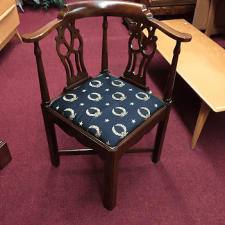 Mahogany Chippendale Corner Chair