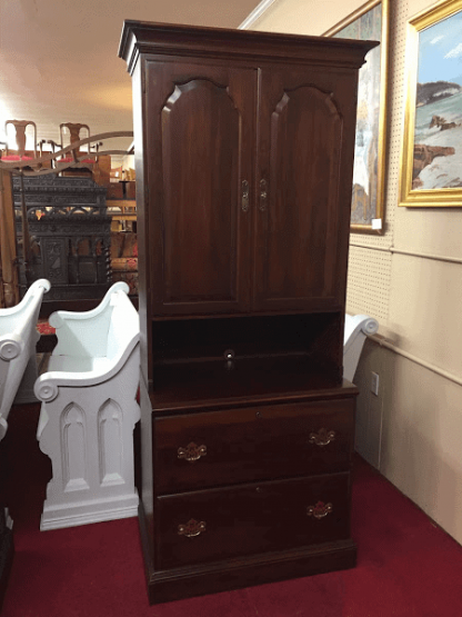 Knob Creek Filing Cabinet with Bookcase Top II