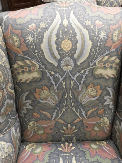 Upholstered Wing Back Chairs