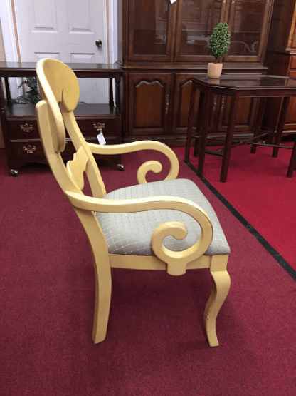 Nichols and Stone Yellow Arm Chairs