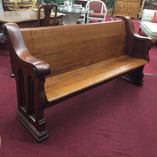 Antique Church Pew - 6 Foot Long