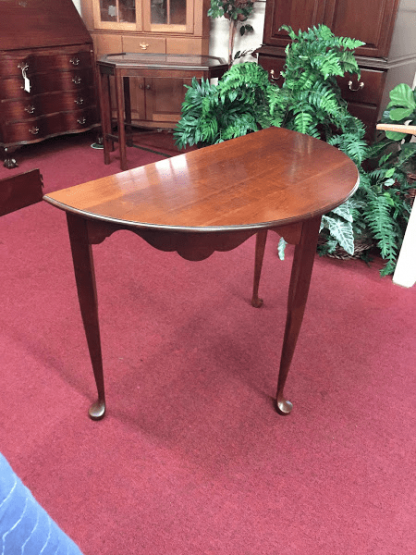 Cherry Demi Lune Hall Table