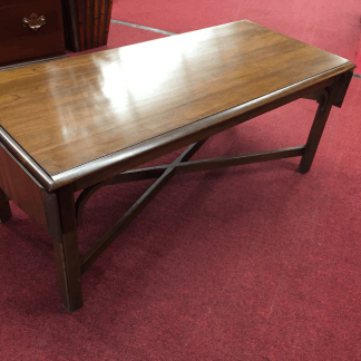 Cherry Coffee Table with Side Drop Leaves