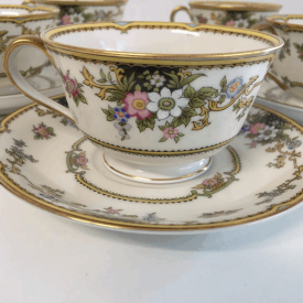 Noritake "Cordova" Tea Cups and Saucers