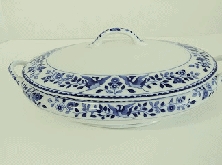 Nippon "Royal Sometuke" Covered Serving Dish