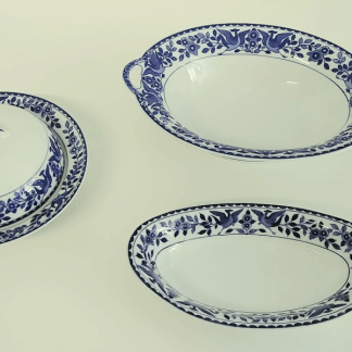 Nippon "Royal Sometuke" Serving Dishes - Set of Three