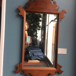 Custom Made Cherry Chippendale Mirror