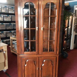 Queen Anne Curio Cabinet