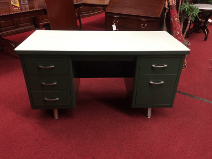 Industrial Vintage Desk - Mid Century Modern Metal Desk