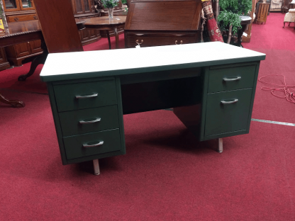 Industrial Vintage Desk - Mid Century Modern Metal Desk