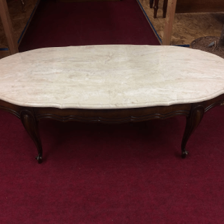 Vintage Hammary Faux Marble Top Coffee Table