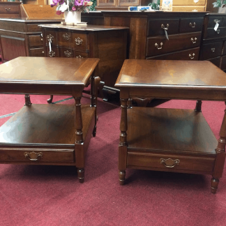 Pennsylvania House Cherry End Tables - A Pair