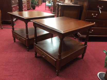 Pennsylvania House Cherry End Tables - A Pair