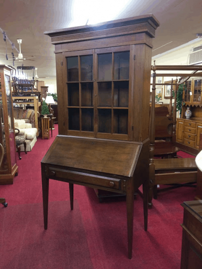 Antique Walnut Secretary Desk