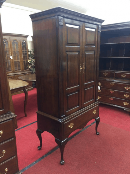 Vintage Statton Queen Anne Gentleman's Armoire